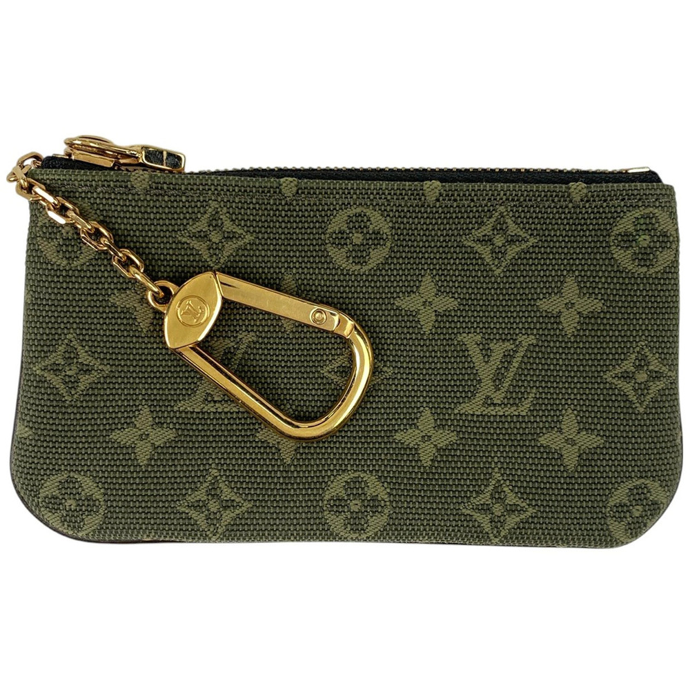 Louis Vuitton Pochette Keyring Coin Case Monogram Khaki Green